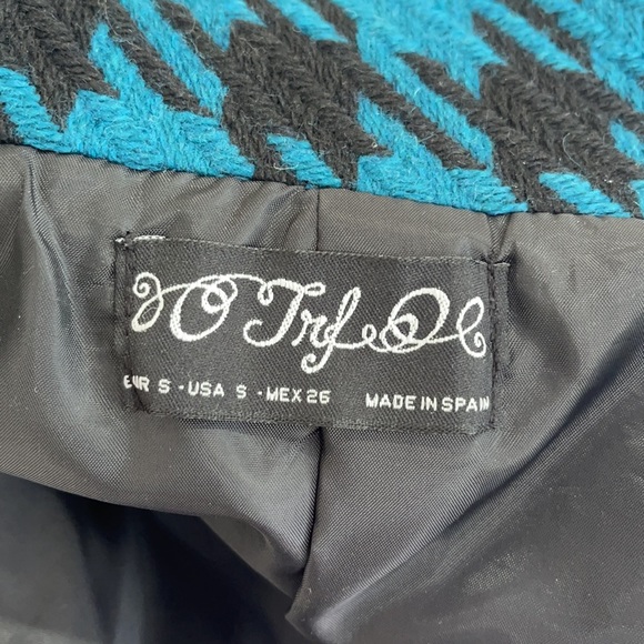 ZARA | TRF Cropped houndstooth jacket - Picture 13 of 14